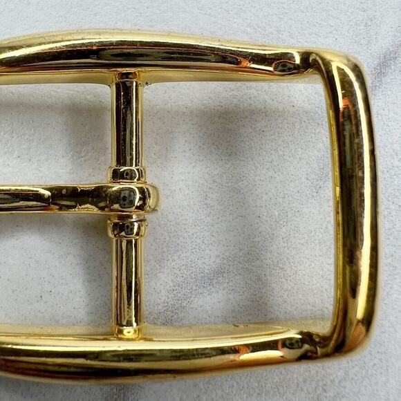 Vintage Gold Tone Simple Basic Belt Buckle for up to 1 Inch Belt - Picture 5 of 8